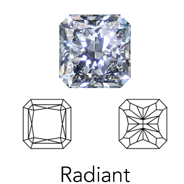 用头发或骨灰制成的LONITÉ纪念钻石雷地恩形切割展示