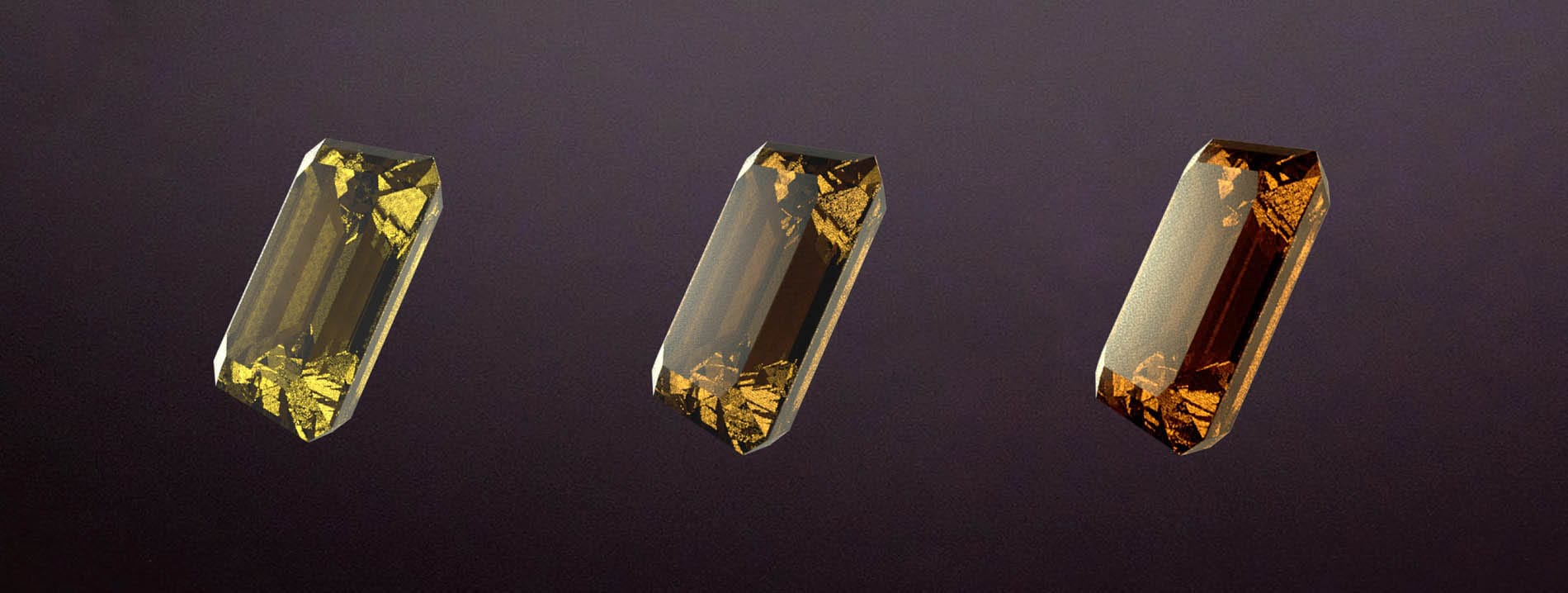 The origin color of LONITÉ  memorial diamond from ashes is amber yellow